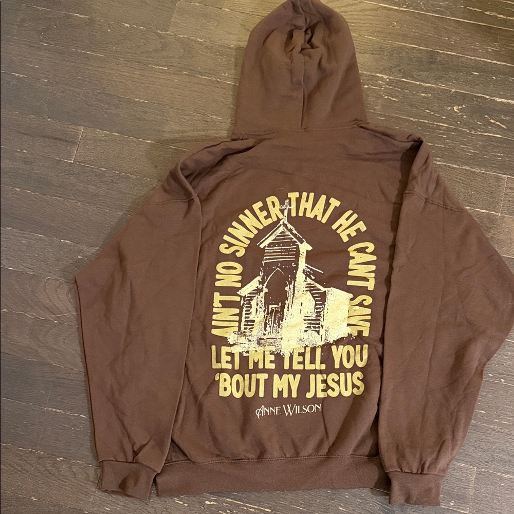 Brown Anne Wilson Hoodie